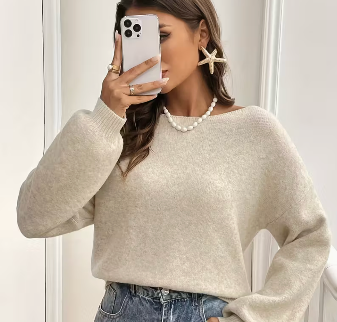 Back Bow Sweater