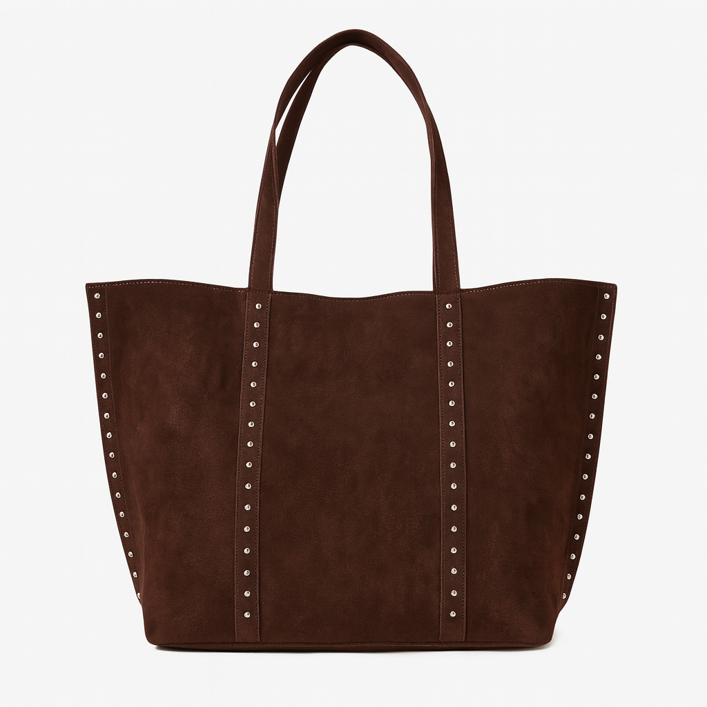 Suede Bag With Studs