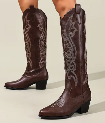 tacos vaqueros marron