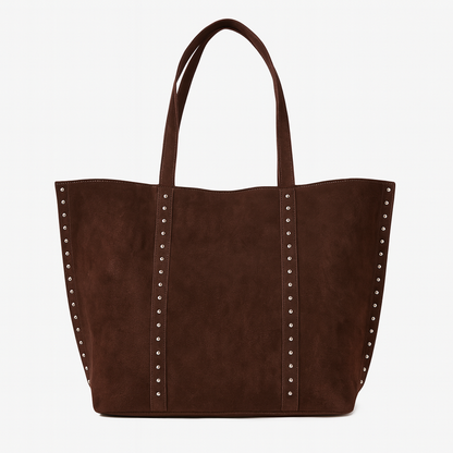 Suede Bag With Studs