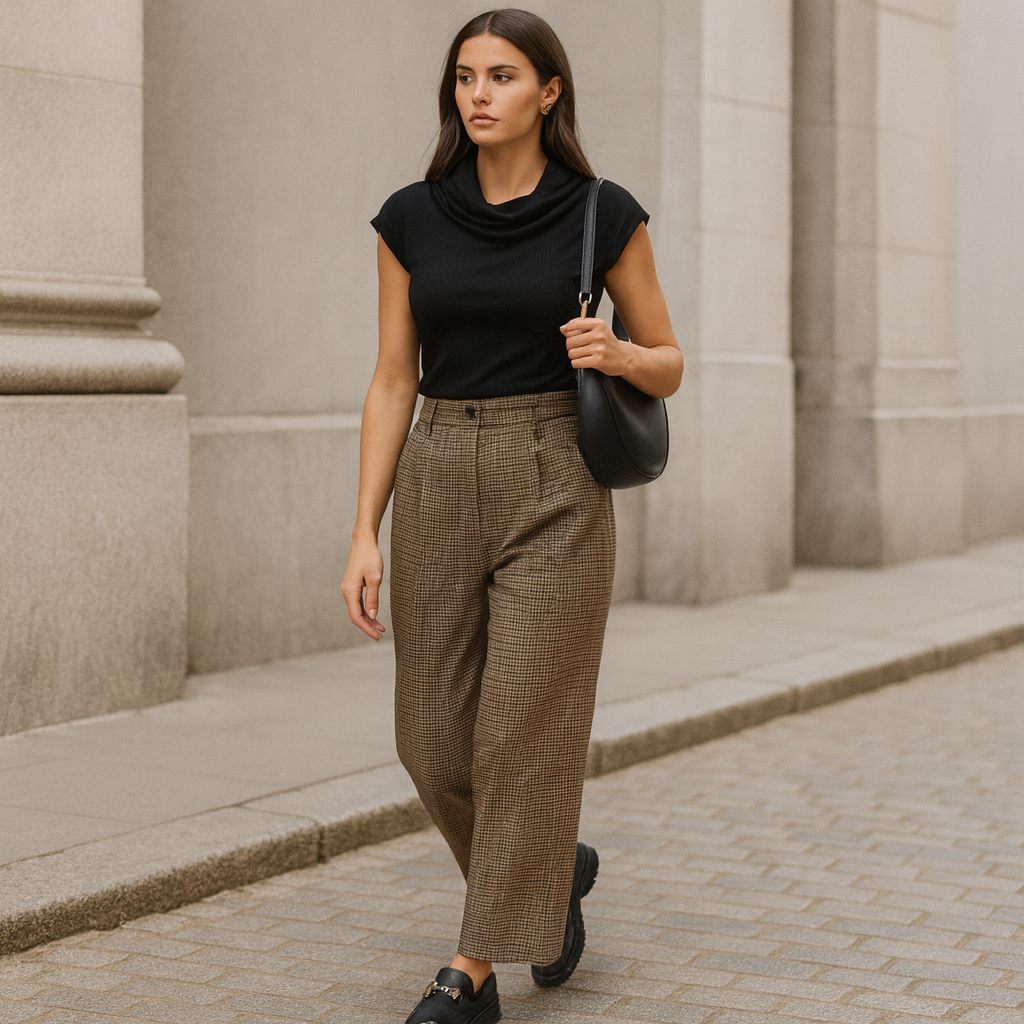 Klassische Damen Loafer – Goldene Schnalle