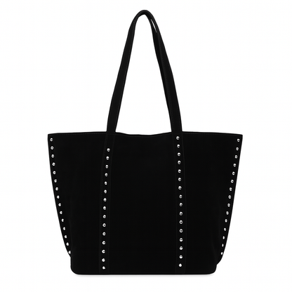Suede Bag With Studs