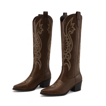 tacos vaqueros marron