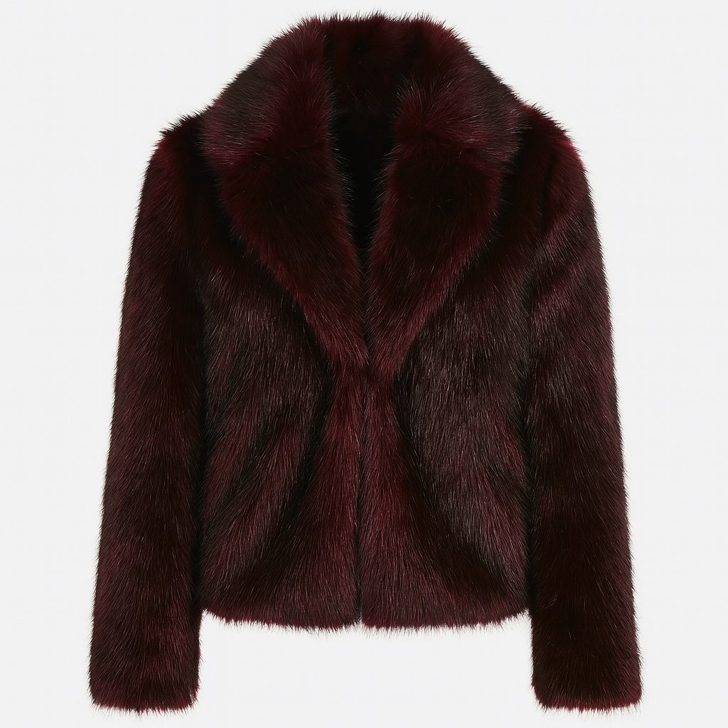 Abrigo de piel de zorro