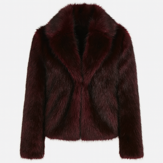 Abrigo de piel de zorro