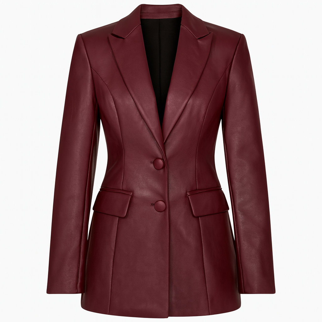 Blazer Vintage Borgoña