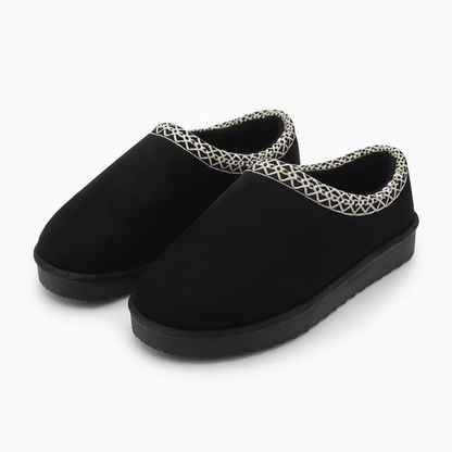 Faux furr Slip Op Sandals